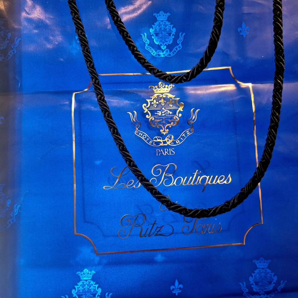 Ritz Paris Blue Shopping Bag - Picture 2 of 16
